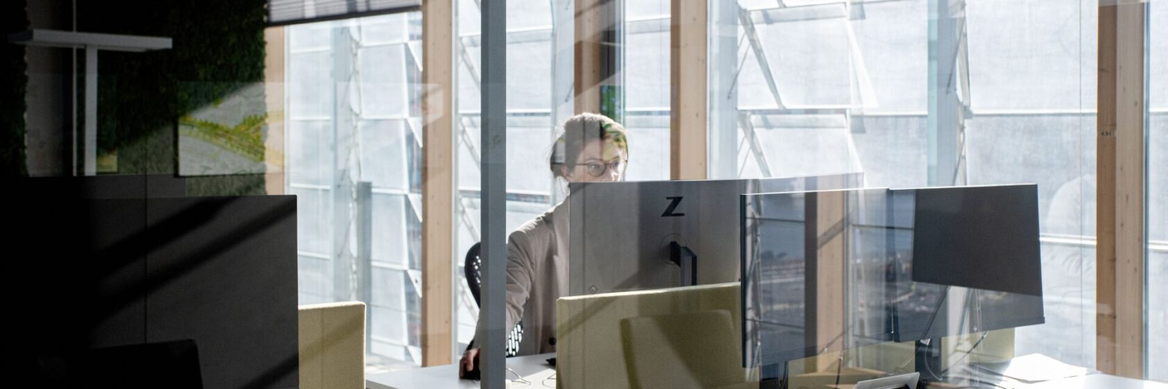 employee in an office