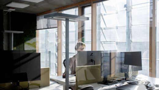 employee in an office