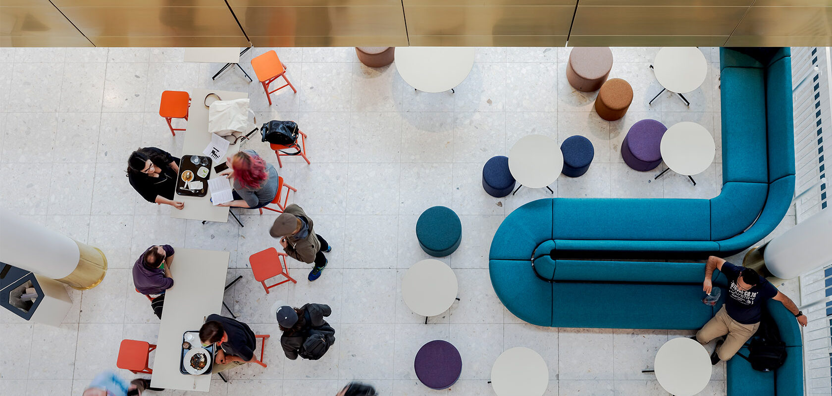 Royal college musical hall in Stockholm cafeteria