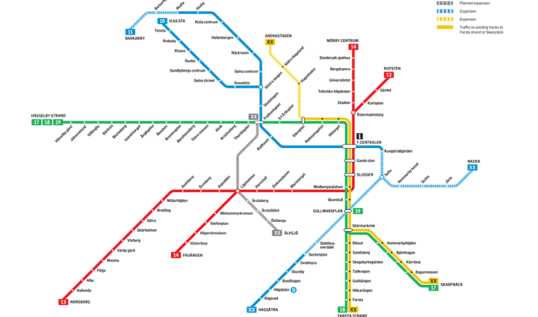 Line schedule subway
