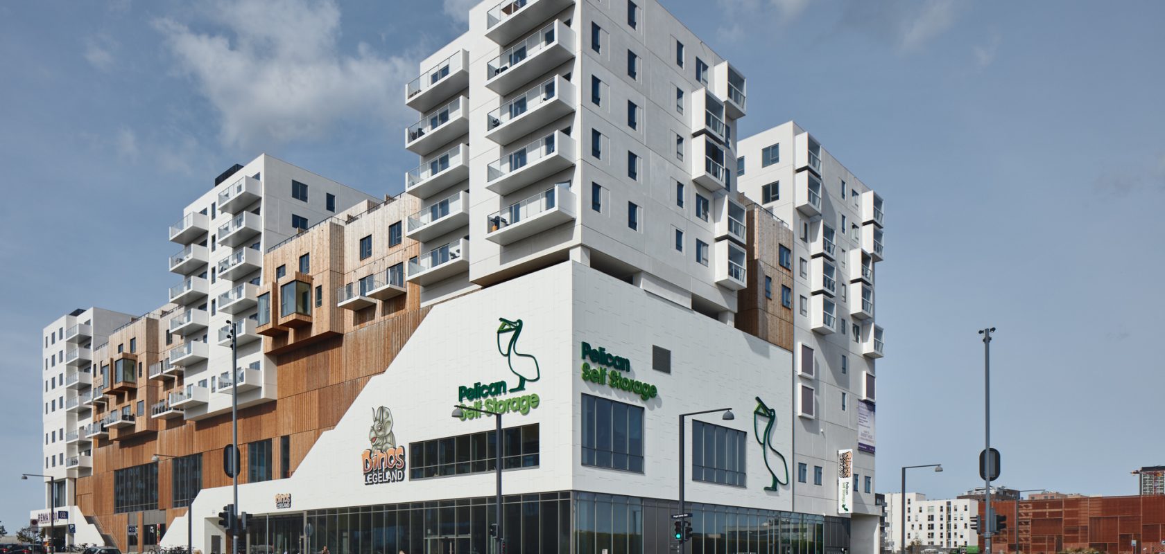 Himmelbyen, a new housing area in Copenhagen Denmark