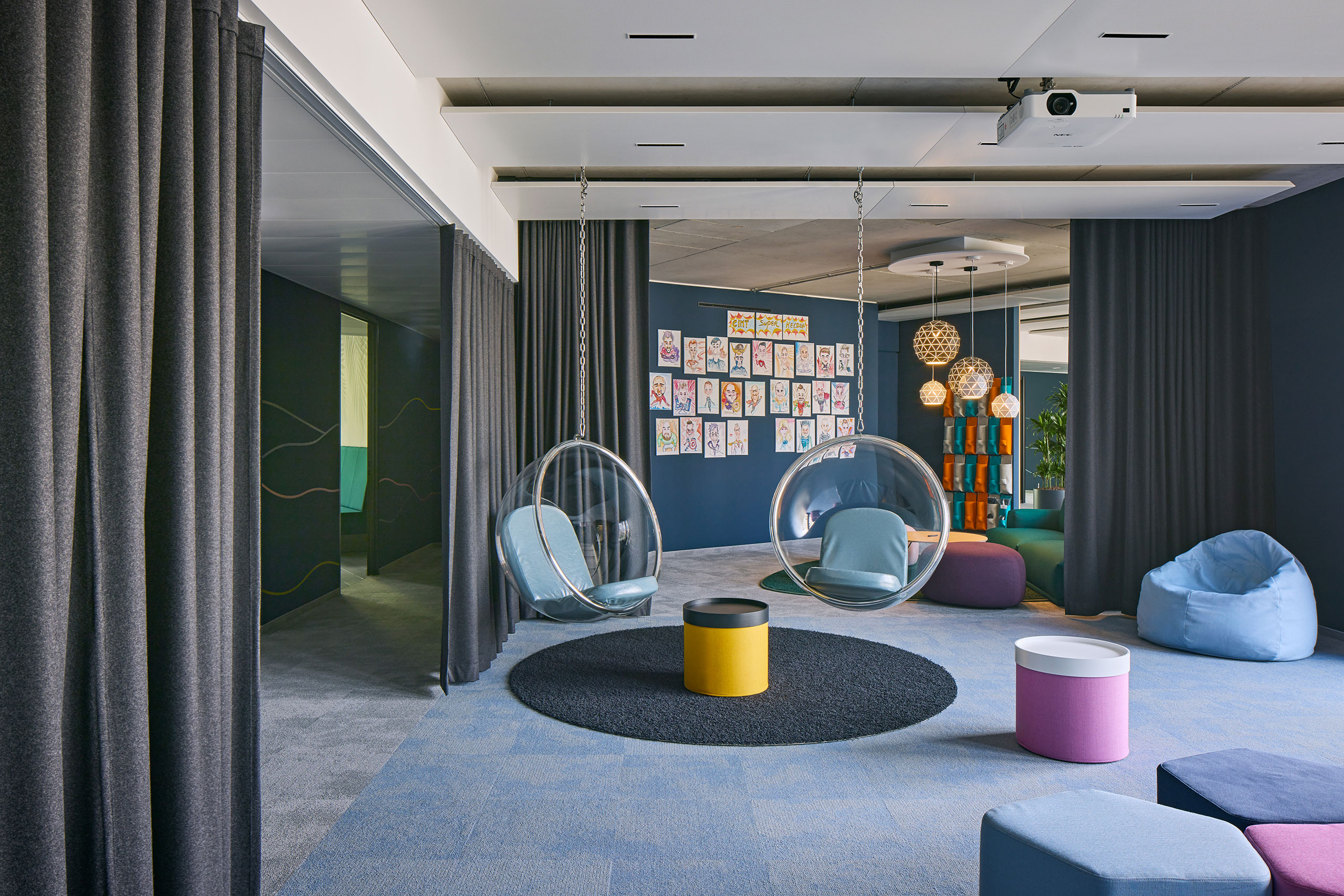 Interiors at an office