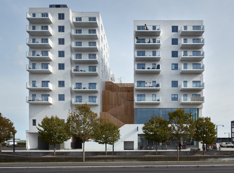 Himmelbyen, a new housing area in Copenhagen Denmark