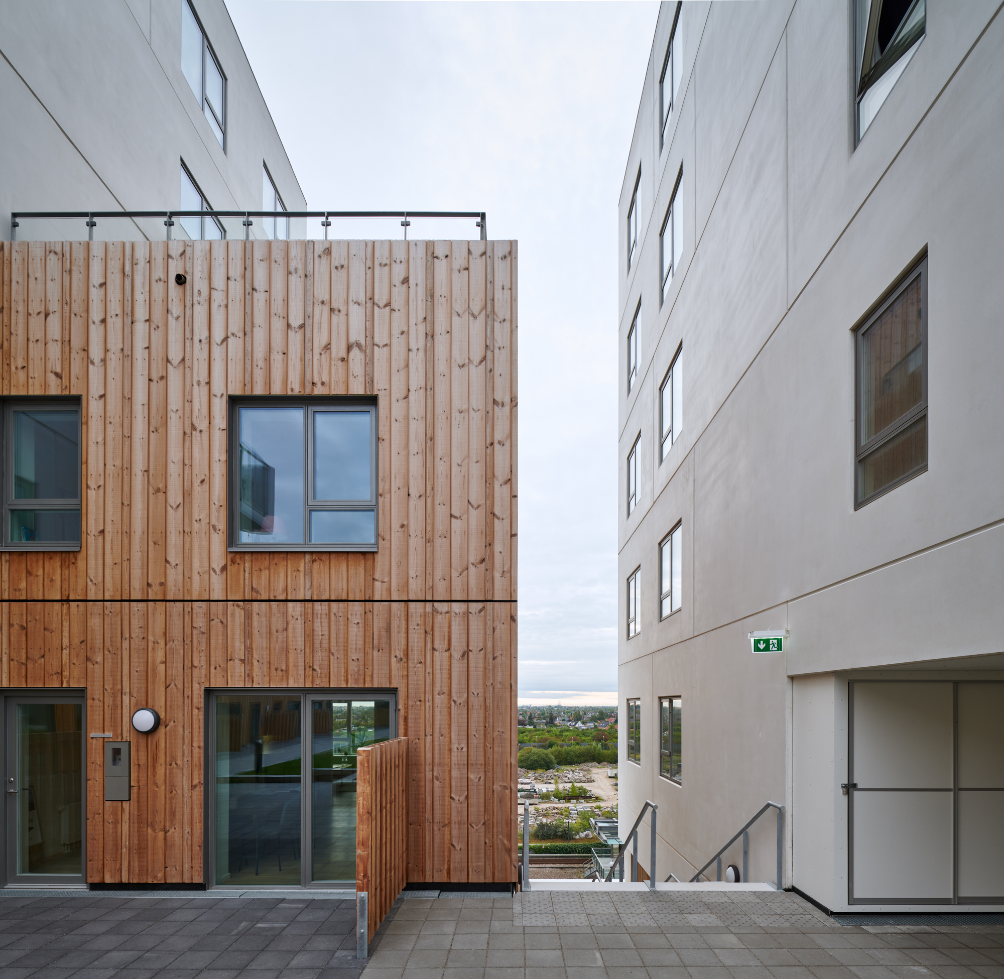 Himmelbyen, a new housing area in Copenhagen Denmark