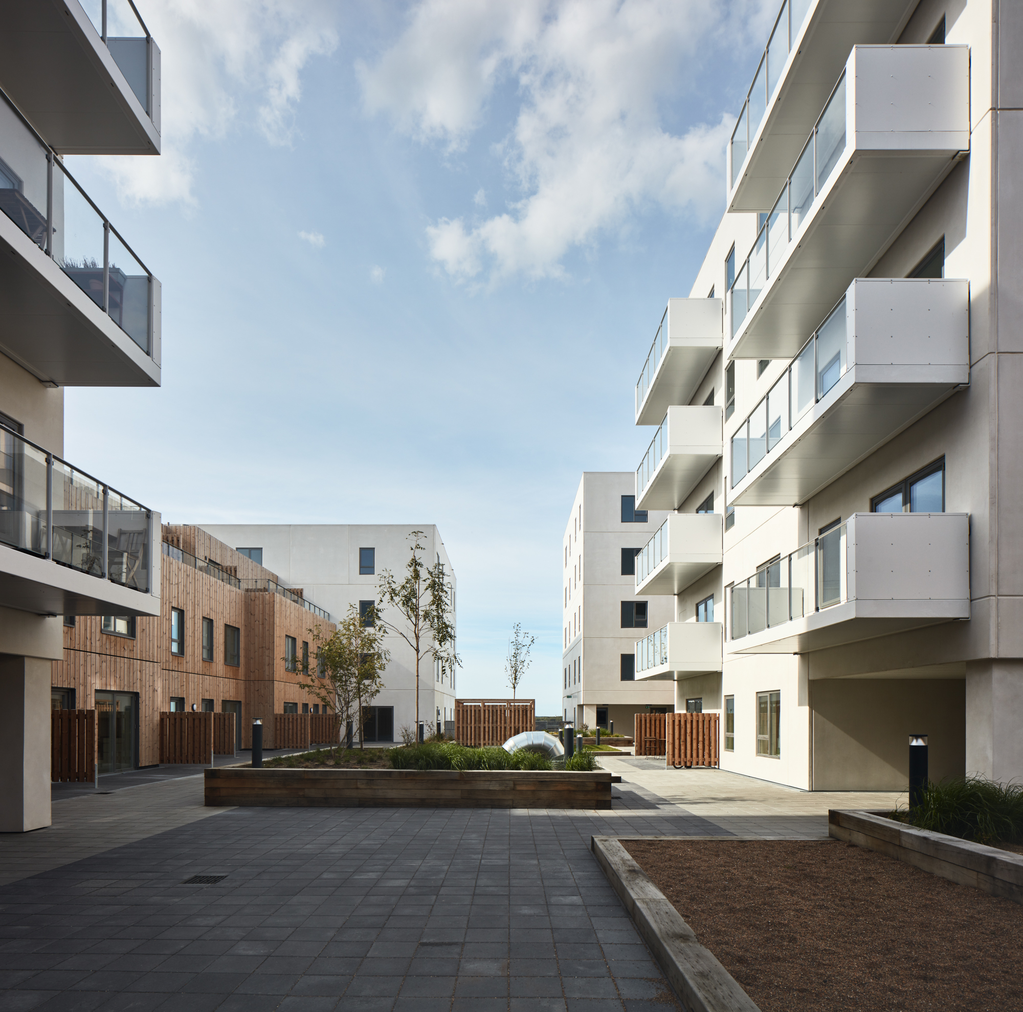 Himmelbyen, a new housing area in Copenhagen Denmark