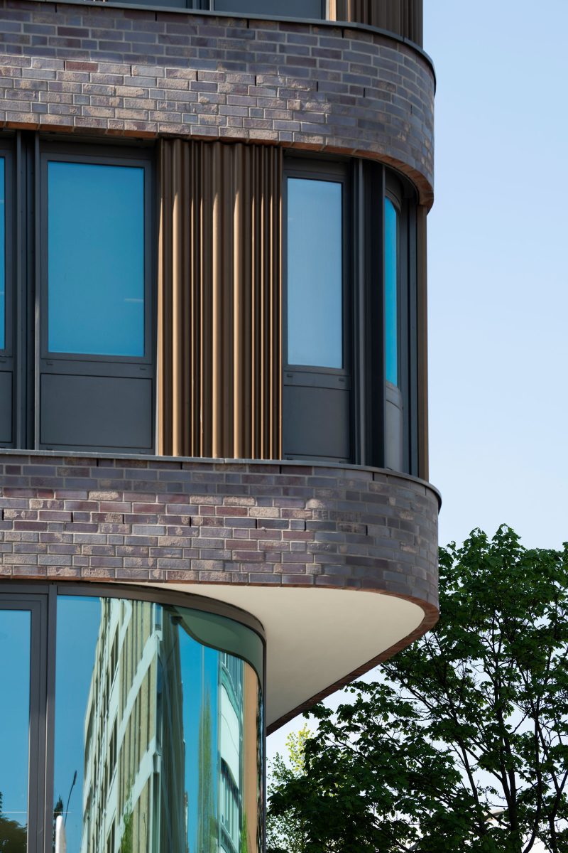 close up to a window on a building