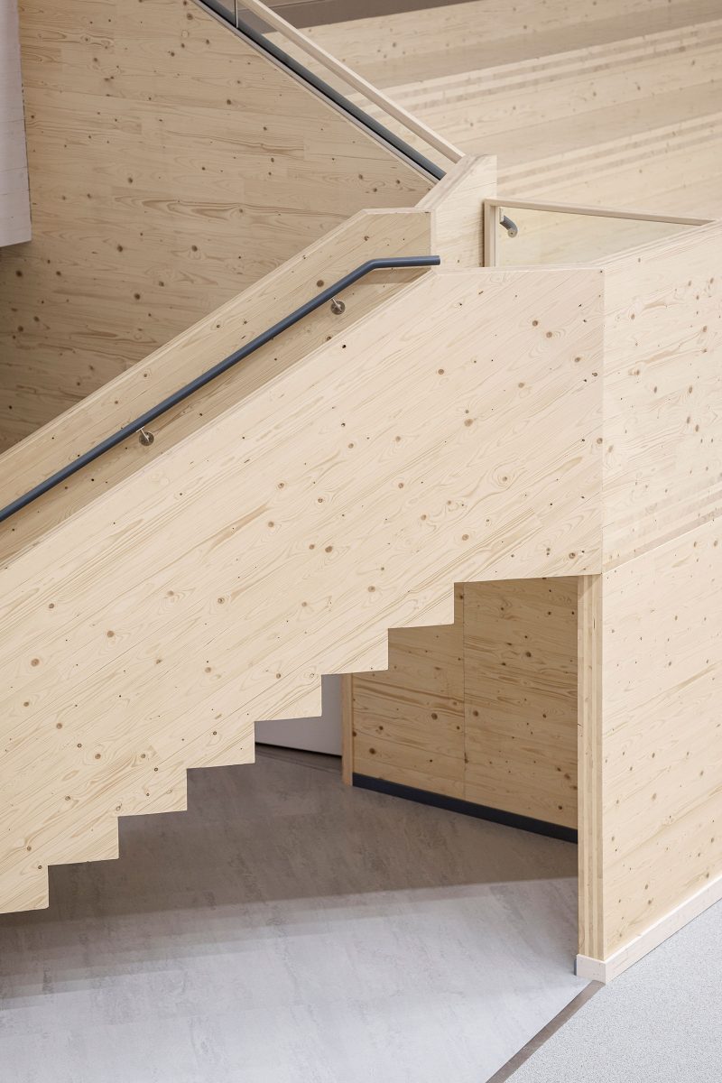 wooden stairs