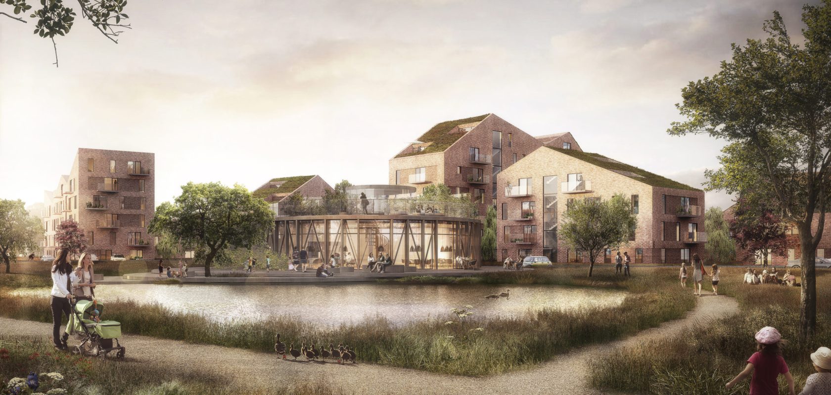 Vision of a housing area