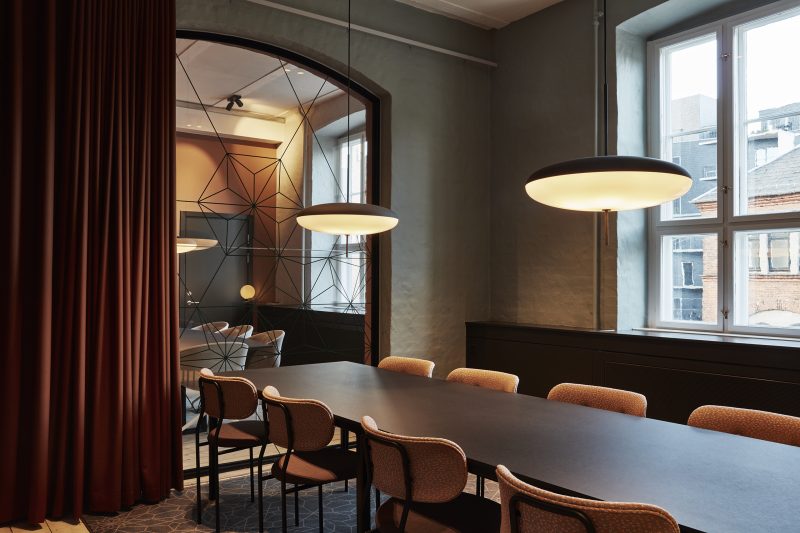 Office room with a big table