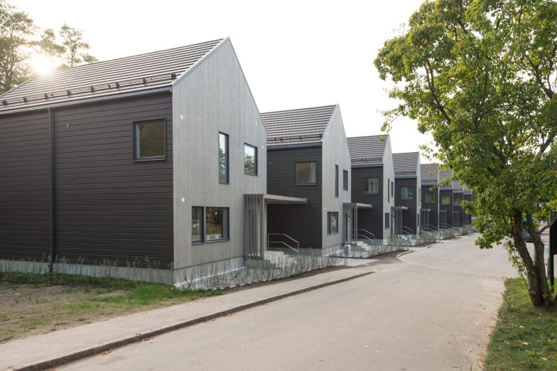 new housing grey facades streetview
