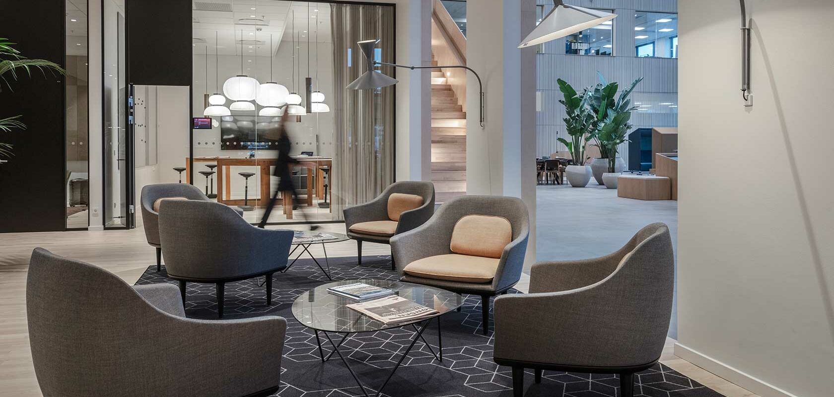 Loungeområde i HQ