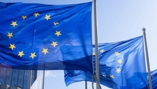 EU-flag i Bruxelles