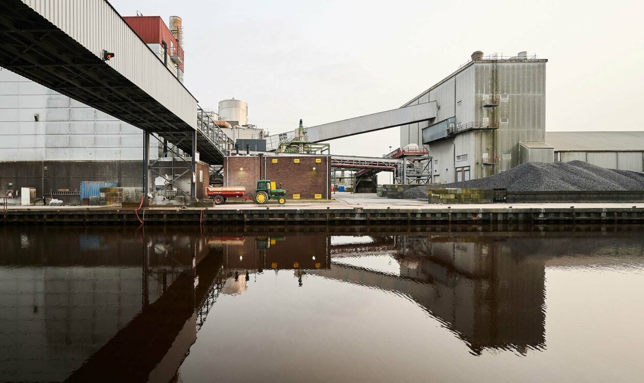 Industriegebied naast water